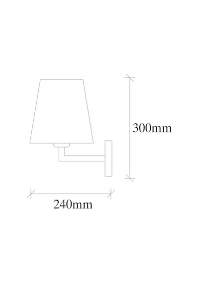 Eskitme Metal Aplik Duvar Lambası E27 18x24x30 Cm Salon Ve Antre Aydınlatma Bej-4651 Diğer