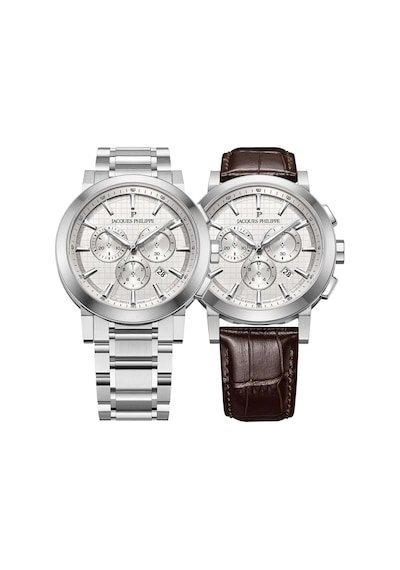 Jacques Philippe Jpqgc171326xs Erkek Kol Saati Ve Yedek Kordon Metalik Gri