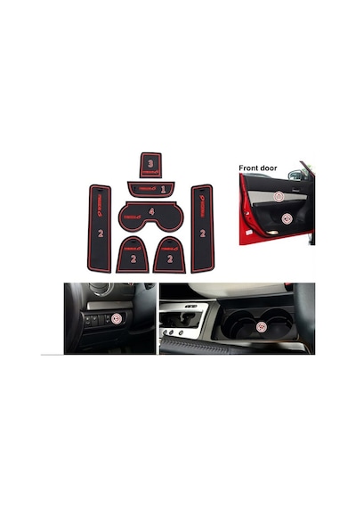Mazda 6 2006-2015 Araç Içi Kaymaz Ped Kaplama Seti (547696698)