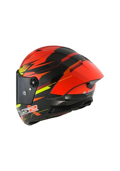 Ls2 Thunder Karbon Gp Aero Fıre Kırmızı-siyah Kask Sıyah-kırmızı