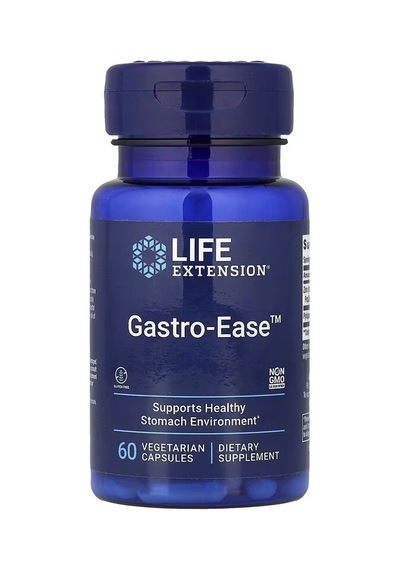 Gastro-ease Supports Healthy Stomach Environment 60 Veg. Capsules