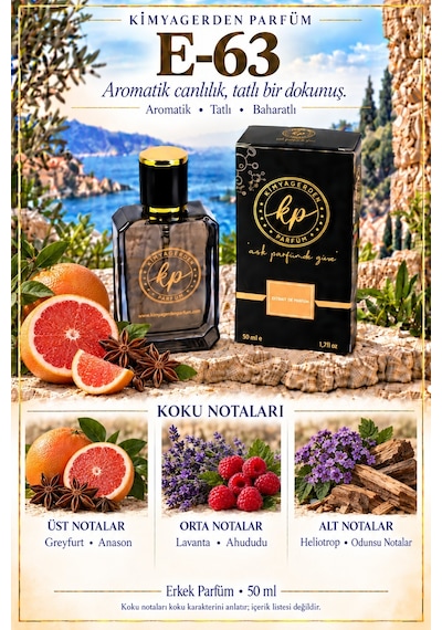 KP E-63 Erkek Parfüm EDP 50 ML