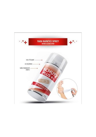 Schutz Plus Yara Kapatıcı Hasta Yara Spreyi 150 ML