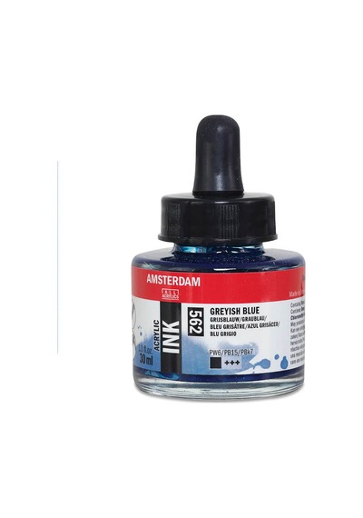 Amsterdam Akrilik Mürekkep 30 Ml Greyish Blue 562 Diğer