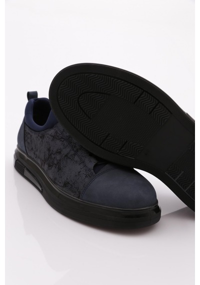 Dgn 2045 Erkek Düz Taban Sneaker 2045-2285-R10618 Lacivert