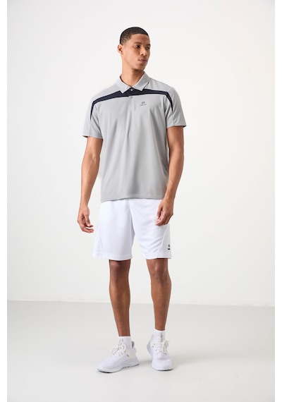 Tommy Life Gri Polyester Nefes Alan Dokulu İnce Esnek Standart Fit Polo Yaka Erkek Performans T-shirt - 88392 Gri Tommy Life Gri Polyester Nefes Alan Dokulu İnce Esnek Standart Fit Polo Yaka Erkek Performans T-shirt - 88392 Gri