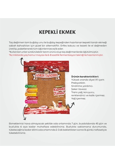 Asrın Tandırı Beslen Paketi 5'li Lavaş Tandır Ekmeği