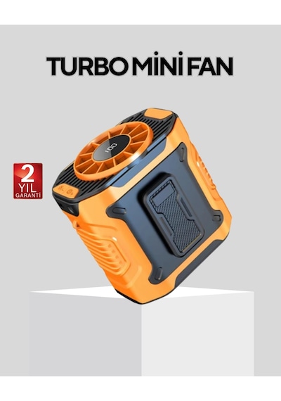 Znv Zenvia Mey İthalat Dijital Ekranlı Turbo Mini Fan 3 Kademeli Hız, Sessiz Çalışma Ve Type-c Şarj Znv2025