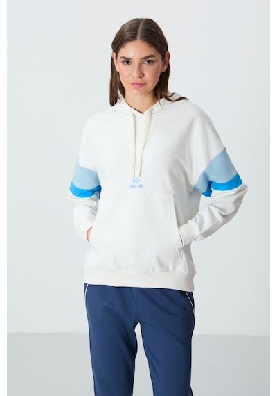Tommy Life Ekru Kompakt Pamuklu Kalın Pürüzsüz Dokulu Kapüşonlu Oversize Fit Kadın Sweatshirt - 97290 Ekru Tommy Life Ekru Kompakt Pamuklu Kalın Pürüzsüz Dokulu Kapüşonlu Oversize Fit Kadın Sweatshirt - 97290 Ekru
