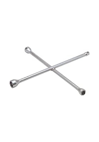 İzeltaş 1975091322 1/2 Adaptörlü Istavroz Bijon Anahtar, Krom, 17 X 19/22 X 1/2