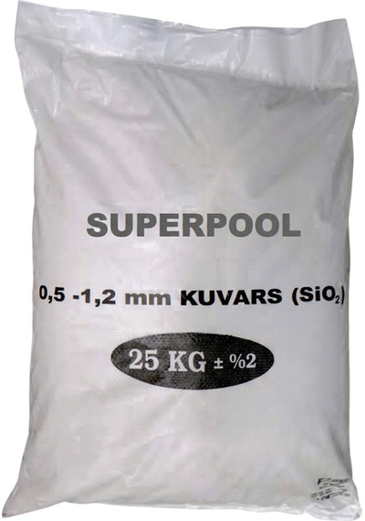 Superpool Filtre Temizle 0.5-0.1 Kuvars Kumu -25Kg