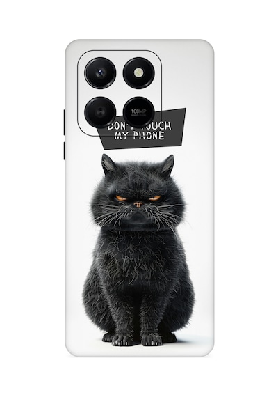 Kılıfland Honor X7d Uyumlu Kılıf Boutique Baskılı Resimli Don't Touch Cat Pcode -011 Çok Renkli