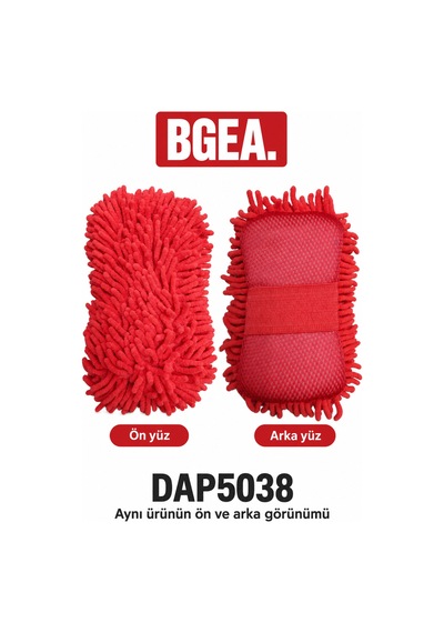 Bgea Pro Mikrofiber Araç Yıkama Süngeri
