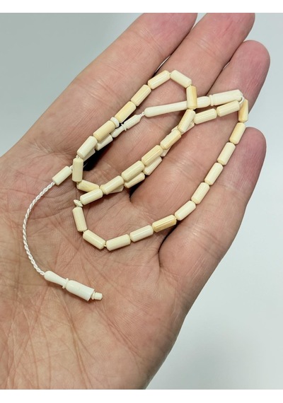 Kesme Fildişi Tesbih 5,10 Gram - Koleksiyonluk Fil Dişi Tespih F046