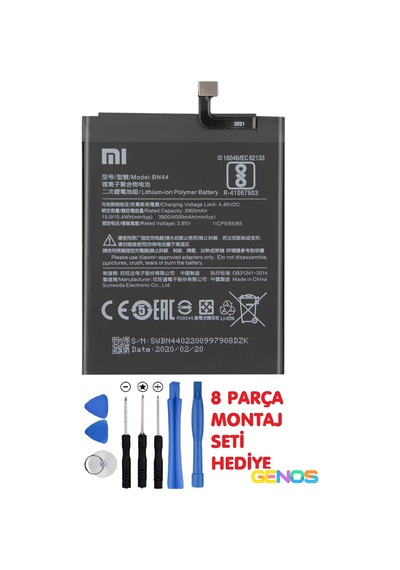 Xiaomi Redmi 5 Plus Bn44 Pil Batarya 3900 Mah + Montaj Set