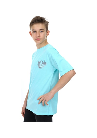 Toontoy Kids Toontoy Erkek Çocuk La Baskılı Tişört Su Yeşili