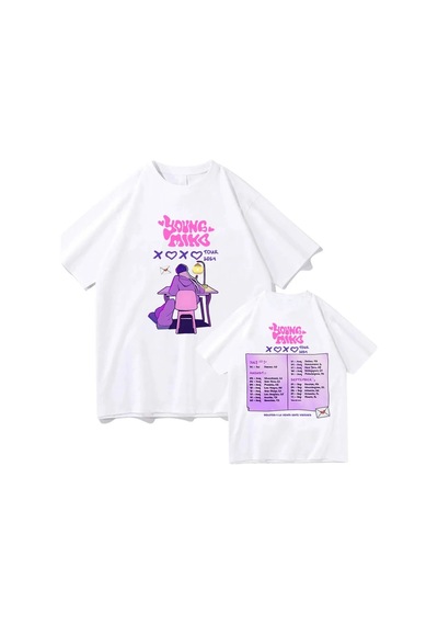 Startmore Beyaz Youngmiko Xoxo Tur Bebek Miko Şarkıcı Baskı Raha Beyaz
