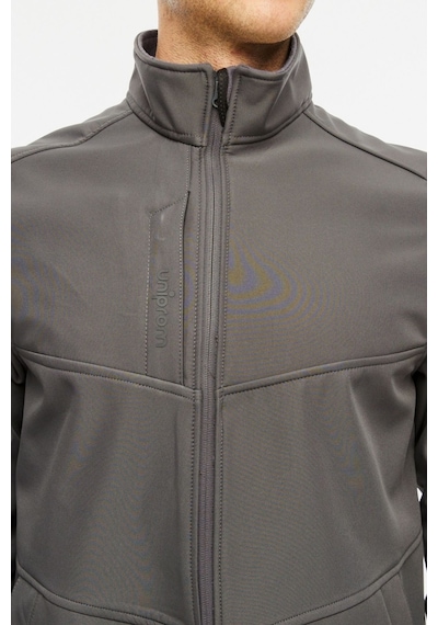 Uniprom Softshell Mont Içi Polarlı Su Ve Rüzgar Geçirmez Pro Model Gri Erkek Gri