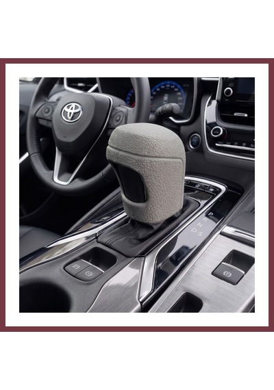 Storeşahin Toyota Uyumlu Silikonlu Otomatik Vites Topuzu Koruyucu Kılıfı Gri Shn0720