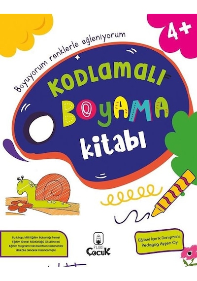 Kodlamalı Boyama Kitabı - 4+ Yaş- Floki Çocuk