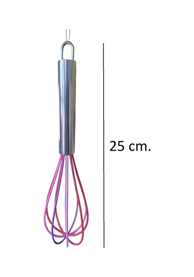 Renkli Silikon Çırpıcı 25 Cm Silikon Diğer
