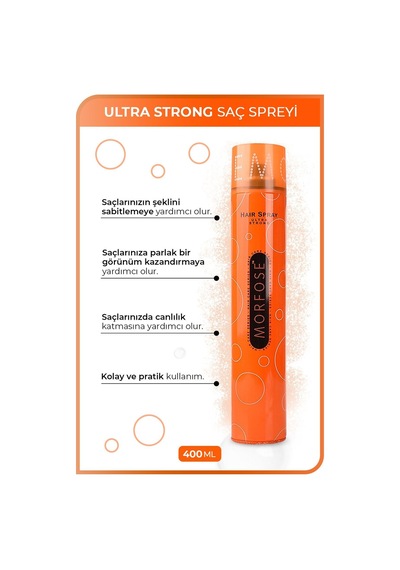 Saç Spreyi Ultra Sert Turuncu 400 Ml 52471474