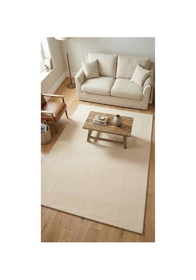 Puffy Kırık Beyaz/krem Yumuşak Peluş Halı Yolluk Kaymaz, Yıkanabilir, Salon Mutfak Antre Için