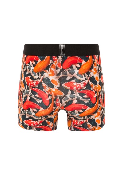 Farm Animals Koi Fishes Desenli Boxer Çok Renkli