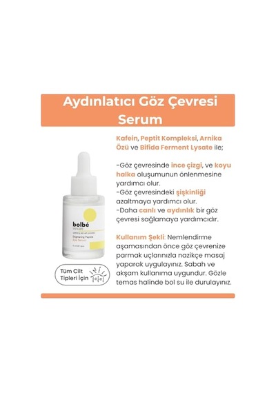 Tr Ampoule Gözaltı Torba Ve Koyu Halka Karşıtı 4 Paketi