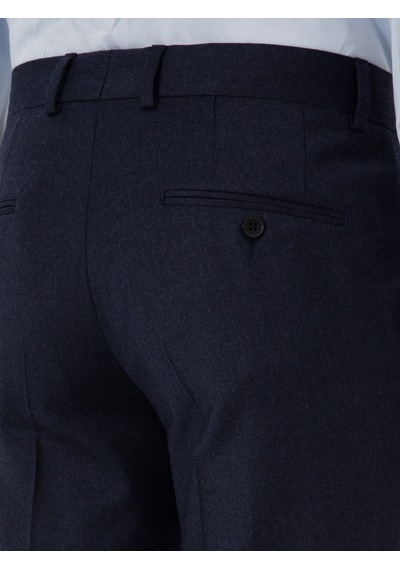 Cacharel Lacivert Slim Fit Yün Karışımlı Mikro Desenli Klasik Pantolon Cacharel Lacivert Slim Fit Yün Karışımlı Mikro Desenli Klasik Pantolon