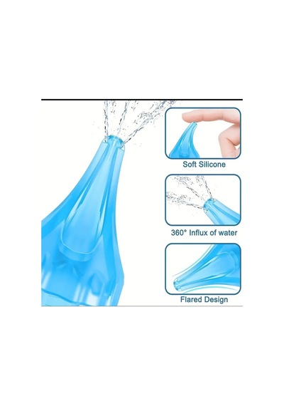 Yıwu 1 Set Polipropilen Kulak/burun Sistemi, Kulak Yıkama Bakım+500ml Burun Yıkama Serumu Hediye