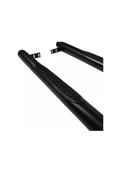D-max 2 Kapı 2002-2012 Uyumlu Krom 70lik Yan Basamak Tubular C Modeli Siyah
