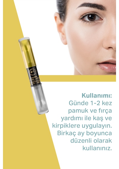 İd-t Uzatıcı Besleyici Güçlendirici E Vitamini & Hyalüronik Asit Kaş Kirpik Serumu ve Yağı