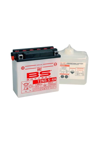 Bs Battery Motosiklet Aküsü 12n5.5-4a (dry)