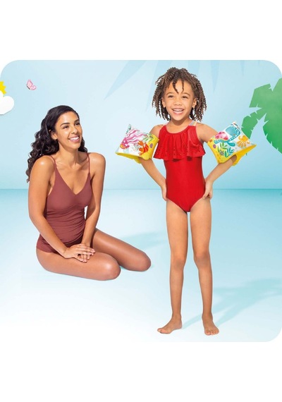 Intex Deniz Canlıları Desenli Şişme Kolluk 23cm 3 6 Yaş Çok Renkli