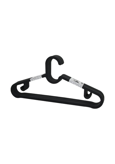 10pcs Plastik - Antrasit Gri Elbise Askısı 5468 Çok Renkli