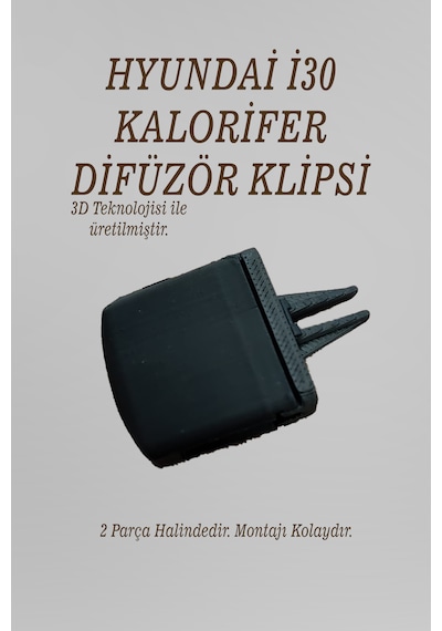 Hyundai İ30 2007-2011 Uyumlu Klima Yönlendirme Klipsi