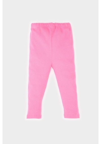 DeFacto Kız Bebek Beli Lastikli Fitilli Kaşkorse Tayt E6364A525SPPN43 Pembe