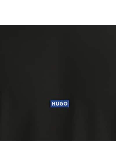 Hugo Boss Logo Patch Erkek Siyah T-shirt 50509991 Çok Renkli