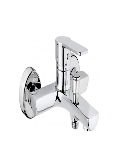 İsaoğlu Yapı Banyo Bataryası Duş Bataryası Silver Gümüş Banyo Musluğu Gümüş