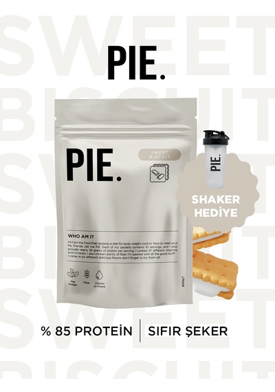 Pıe. Proteinli Öğün Tozu /bisküvi Aromalı /600 Gram /10 Öğün /vücut Ağırlığıkontrolü İçin Diyetin Yerini Alan Gıda Bisküvi