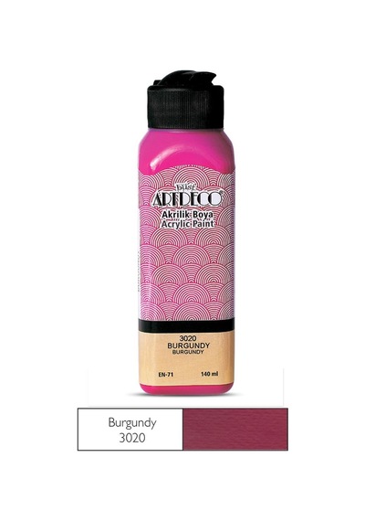 Artdeco Akrilik Boya 140Ml Burgundy 3020