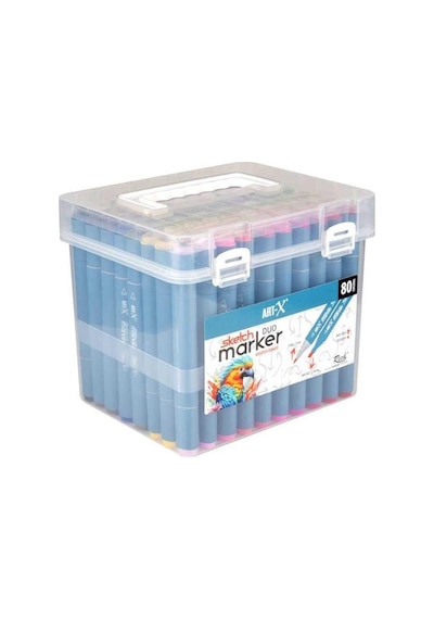 Rich Art X Sketch Marker Duo Çift Uçlu Marker Kalem 80 Renk Set 18051