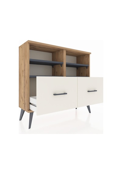 Arges Şifonyer 4 Raflı 2 Çekmeceli 88x30x80 Çam-antrasit/aytaşı Antrasit/aytaşı Arges Şifonyer 4 Raflı 2 Çekmeceli 88x30x80 Çam-antrasit/aytaşı Antrasit/aytaşı