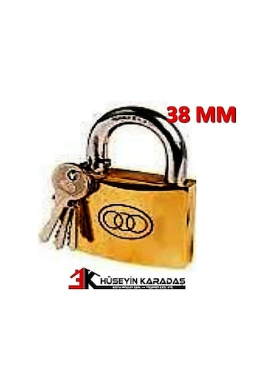 Trı-ckler Sarı Asma Kilit 38 Mm