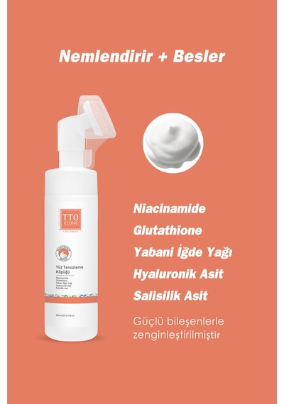 Tto Clinic Aplikatörlü Yüz Temizleme Köpüğü 200 ML