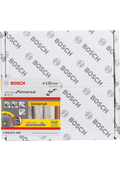 Bosch 9+1 Standard For Universal 125 mm 10'lu Elmas Kesme Diski - 2608615060