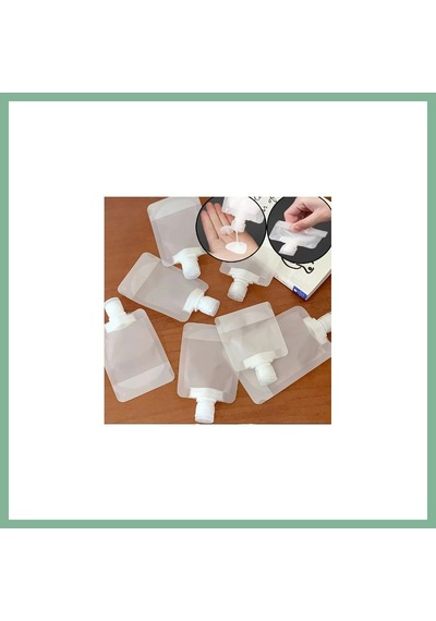 Bşkvirgo 3 Adet 100ml Krem Şampuan Kabı Tekrar Kullanılabilir Set Bsk2026