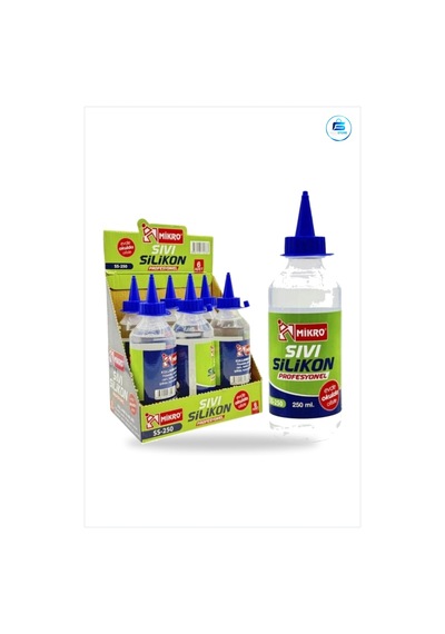 Sıvı Silikon 250 Ml Profesyonel Şeffaf Uçlu Yapıştırıcı Mutfak Ba
