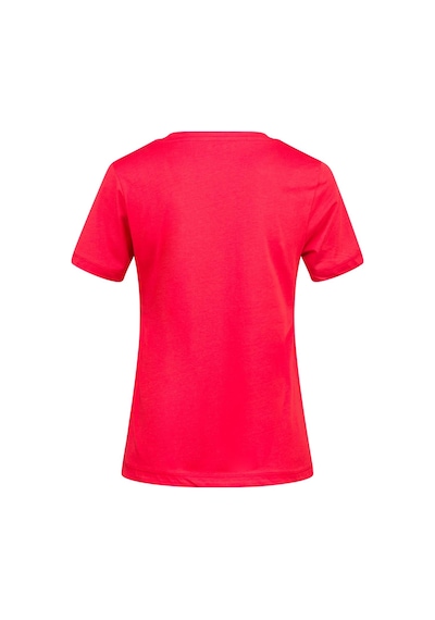 2as Alone Baskılı V Yaka Kadın T-shirt 402 Kırmızı